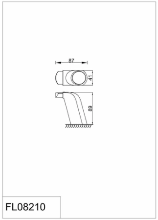 Крючок одинарный RUSH Flores FL08210